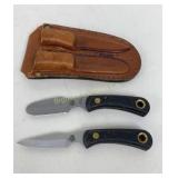 Knives of Alaska Cub Bear 2 Knife Set w/ Leather
