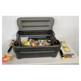 Fishing Items: Bobbers, Rod Holder, Line, and More