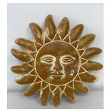 14' Pottery Sun Face Unused