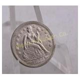 1855 Liberty Seated Dime