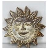 14' Pottery Sun Face Unused