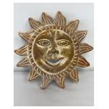 14' Pottery Sun Face Unused