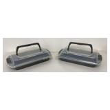 Wilton 13 x9 x 2 Cake Saver Pans w/ Lids 2 Pc Lot