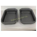 Bakers Secret Roasting Pans 2 Pc Lot