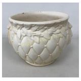 VTG McCoy Diamond Quilted Leaf Matt White