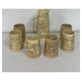 VTG Weller Tankard & Mug & Cup Set 7 Pc Lot