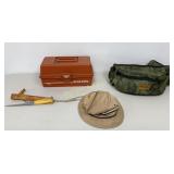 Fishing Items: Winchester Fanny Pack w/ Tackle,