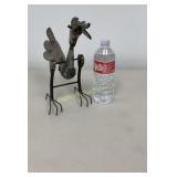 Metal Art Roadrunner Bird 11" Tall