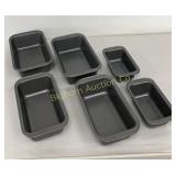 Bakers Secret Loaf Pan Assortment 6 PC Lot