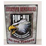 Metal Sign POW * MIA 12' x 16'