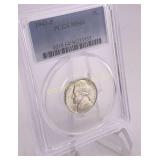 1943-P Silver War Nickel PCGS MS64