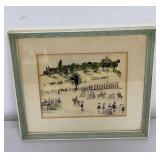 Framed Art; Drill on the Boston Common