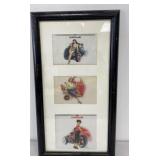 Framed Pin-Up Girls Hot Rod Art