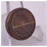 WPP Hand Pour Copper Mayan Aztec Calendar