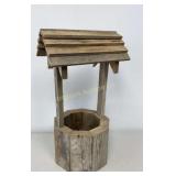 Hand Crafted Barn Wood Wishing Well Planter