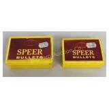 25 Cal Bullets Speer 100 & 120 Gr 200 Count Total