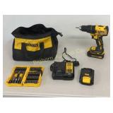 DeWalt 20 Volt ï¿½" Drill Driver w/ 2 Batteries