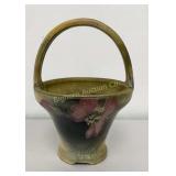 VTG Weller Pottery Handled Basket