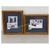 Gene Sherman Framed Art, Local Artist Bison & Bull