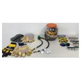 Propane Hoses & 4 Pair of Work Gloves, Safety