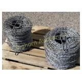 1 ï¿½ + Rolls Barbwire 2 Spools in Lot