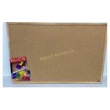 New Bulletin Cork Board 35" x 23"