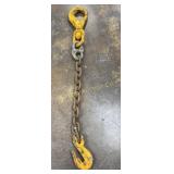 Gunrebo 13-8 Self-Locking Swivel Hook w/Chain