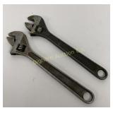 Crescent 12" Adjustable Wrenches 2 PC Lot