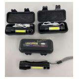 New LED Rechargeable Flashlight 1000 Lumens