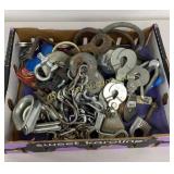 Rope Pulleys, Chain/Rope Hooks 2ï¿½" Ring Shank