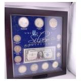 US Silver Collection in Display 2005 Silver Eagle
