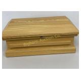 New Wooden Pet Casket w/ Pillow & Lined Interior