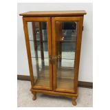 Lighted Display Cabinet w/ 3 Adjustable Glass