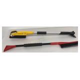 Automotive Window Scraper/Snow Brushes 2 PC Lot