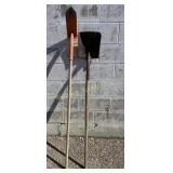 Trenching and Flat Shovels 2 Pc Lot