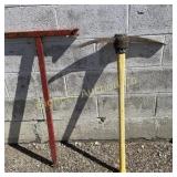 Pick Mattock W/ Fiberglass Handle, Water Shut Off