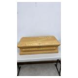 New Wooden Pet Casket w/ Pillow & Lined Interior