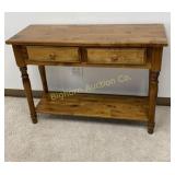 Wooden Entry Sofa Table w/ 2 Drawers