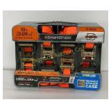 Smart Straps 10 Ft Ratchet Tie Down Straps 4 Pack