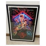 Framed Stranger Things Show Poster