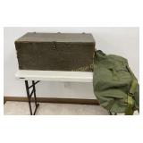 US Military Trunk Locker w/ Tray