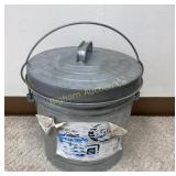 Galvanized 6 Gallon Can w/ Lid