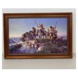 C.M Russell Framed Art Print "The Fire Boat"