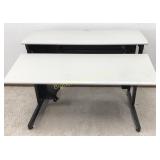 Adjustable Work Surface Computer Desk