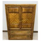 Oak 6 Drawer Door Chest / Armoire