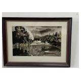 Norma Cahill Water Color Framed Print