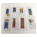 Medals Ribbons Assortment 8 Pc Lot