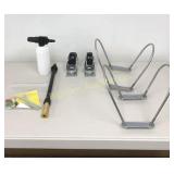 New 3" Casters Large Pipe Support Clamps