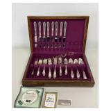 VTG WM Rogers Silver Plate Flatware Set