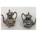 VTG Silver Plate 5th Ave Victorian Teapots